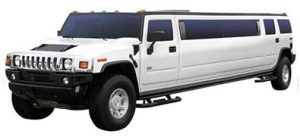 Stretched Hummer White